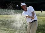 stabil. Anders Hansen holder sig fortsat tæt på toppen ved PGA Championship i Atlanta. 