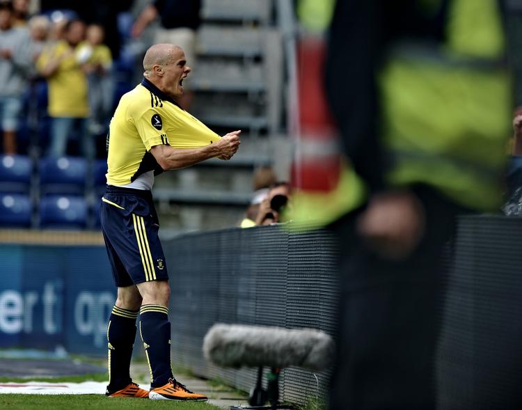 målscorer. For anden gang i denne sæson scorede Mikkel Thygesen på Brøndby Stadion, men igen gav det kun uafgjort. 