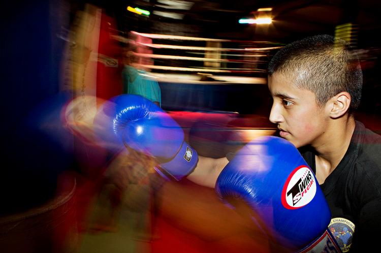 sammenhold. Ali bokser og hænger ud i Copenhagen Muay Thai på ydre Østerbro. 