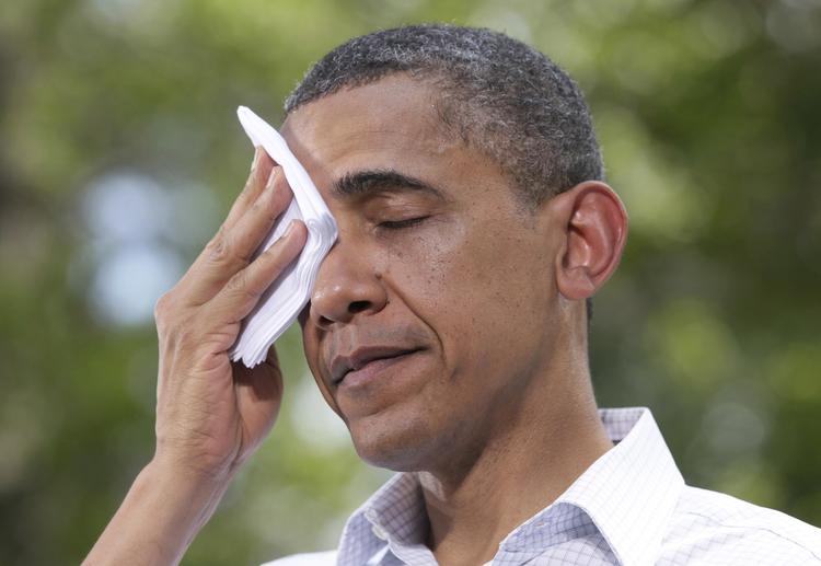 Svedetur. Obama i Minnesota i går, som var første stop på rejsen, der skal føre ham til tre staten i Midtvesten. De to andre er Iowa og Illinois. 