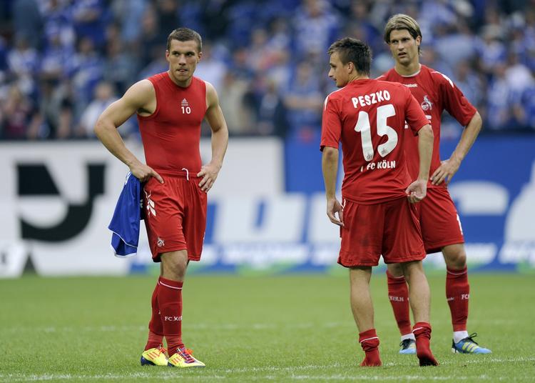støtte. Den tidligere anfører for FC Köln, Lukas Podolski (tv), er en af de profiler, der offentligt støtter Ståle Solbakken. 