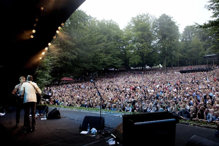 Overskud. Regn til trods ser bundtallene lysegrønne ud, når man kigger på festivalens samlede omsætning på festivalpladsen. 