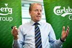 Optimist. Jørgen Buhl Rasmussen, Carlsbergs administererende direktør, mener, at bryggerigiganten er på rette kurs på trods af det dårlige resultat. 