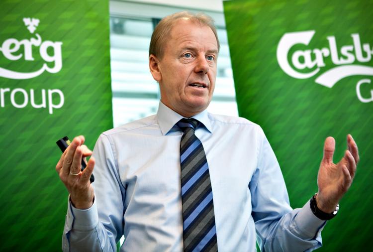 Optimist. Jørgen Buhl Rasmussen, Carlsbergs administererende direktør, mener, at bryggerigiganten er på rette kurs på trods af det dårlige resultat. 