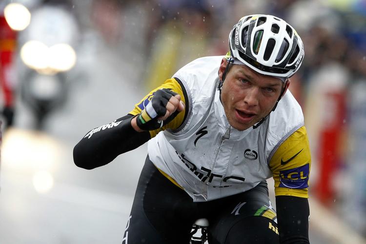 temporytter. Tony Martin vinder sidste etape i Paris-Nice i marts i år. 
