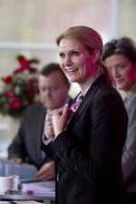Debat mellem Lars Løkke Rasmussen (V), Helle Thorning-Schmidt (A) og Margrethe Vestager (R)