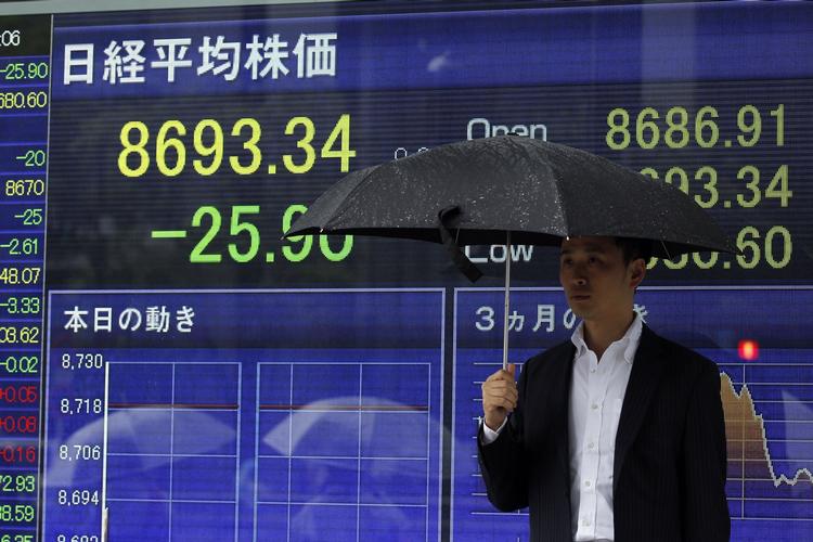 Uændret. Japans aktiemarked ligger ved 7-tiden mandag morgen dansk tid næsten uændret. 