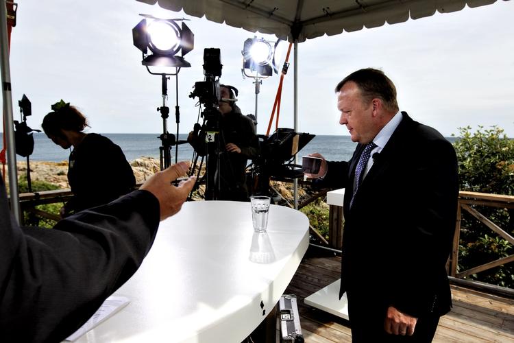 Valgknappen. Rigtig meget peger på en valgudskrivelse i denne uge. 