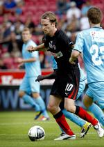 målsulten. Efter to scoringer mod FC Nordsjælland er Tim Janssen oppe på tre i denne sæson, men han forventer at kunne nå tyve mål. 