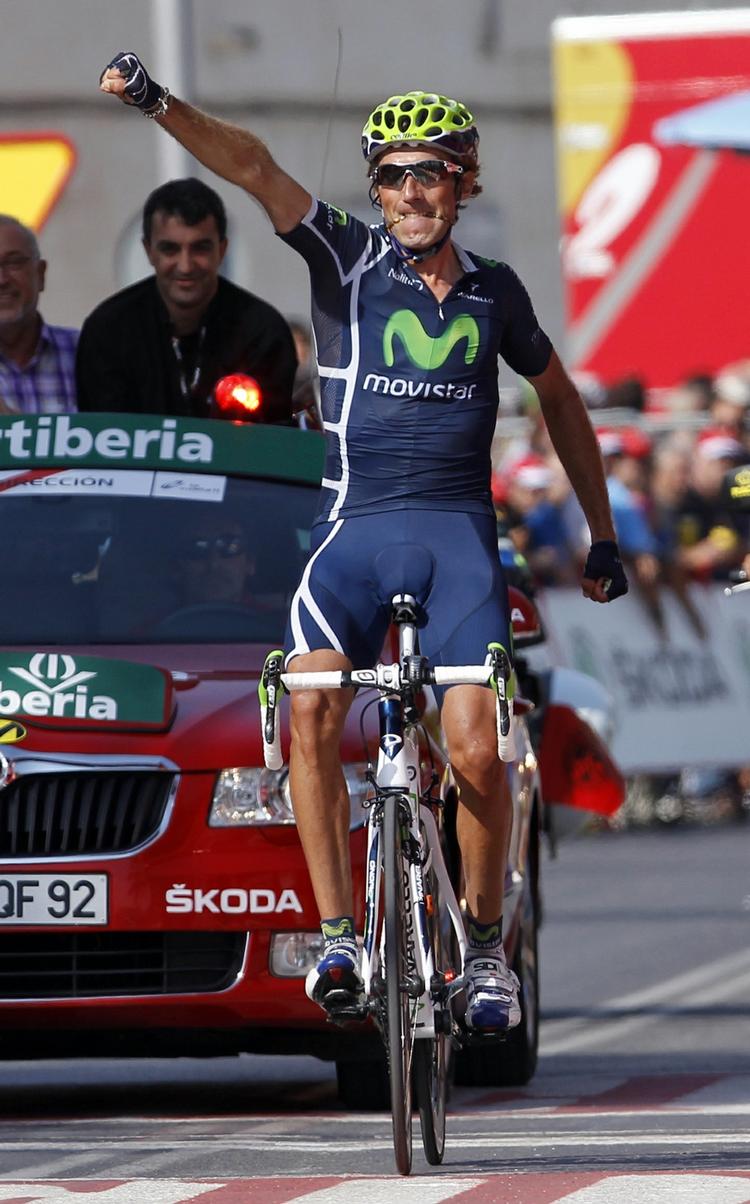 Etapesejr. Den 35-årige spanske veteran Pablo Lastras var dagens hurtigste udbryder under strabadserne på de spanske landeveje. 