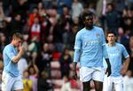 Utilfreds. Emmanuel Adebayor er en af flere Manchester City-spillere, der har luftet sin utilfredshed med manager Roberto Mancinis dispositioner. Arkivfoto. 