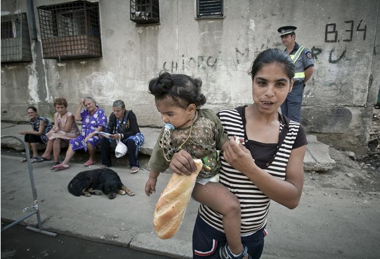 Statsløse. Romaer, her i Rumænien, er eksempler på europæere, der ofte er statsløse. 