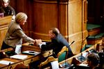 Venner? De plejer at finde fælles fodslag i forhandlinger, Dansk Folkepartis Pia Kjærsgaard og statsminister Lars Løkke Rasmussen (V). Men vil det lykkes denne gang? 