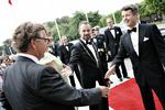 Start. Kronprinsen åbnede festugen i Aarhus fredag aften. Her introduceres han til festugens leder Jens Folmer Jepsen af Aarhus' borgmester Jacob Bundsgaard. 