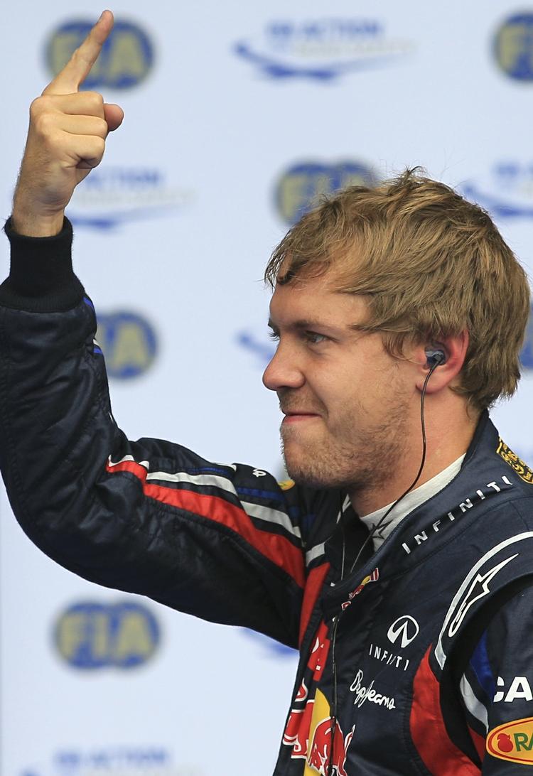 pole. Sebastian Vettel viste, hvorfor han sidste år blev verdensmester, da han var hurtigst i kvalifikationen i dag. 