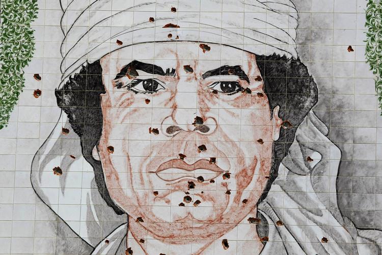 Forsvundet. Oprørerne i Libyen aner ikke, hvor den libyske leder Moamar Gaddafi eller hans sønner befinder sig. 