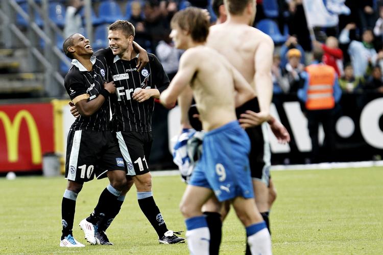 matchvinder. Et oplæg og to scoringer var blot nogle af Quincy Antipas' bidrag til sejren over OB. 
