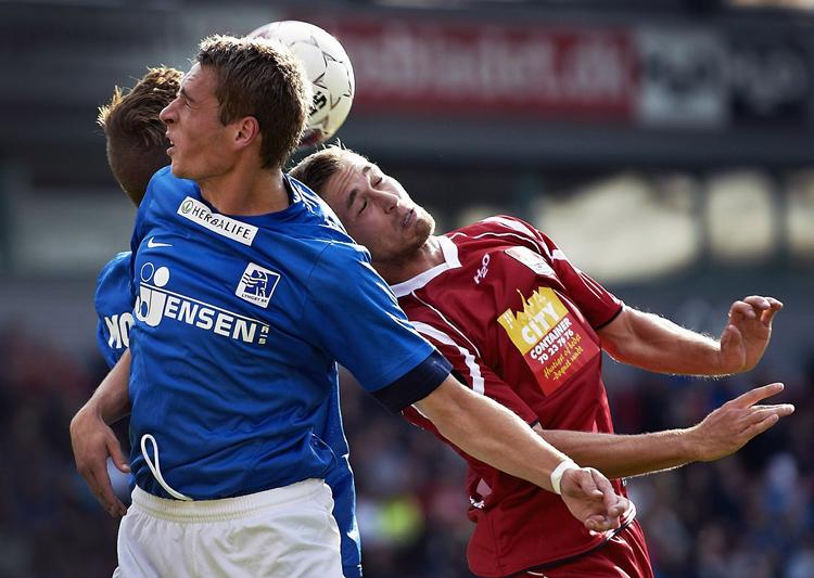 dukkert. Frederik Helstrup og Lyngby blev sat grundigt på plads af Andreas Granskov og FC Nordsjælland. 