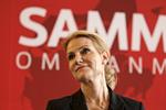 Udspil. Helle Thorning-Schmidt fremlægger S-SF's fælles valggrundlag. 