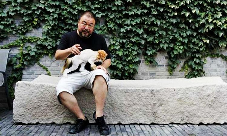 Moderat? I interviewet med en engelsksproget partiavis kommer Ai Weiwei ikke med nogen bombastiske udmeldinger. Over for BBC fortæller  kilder tæt på kunstneren dog en noget anderledes historie. Artiklen i Global Times blev ledsaget af dette foto, som blev stillet til rådighed af kunstneren. 