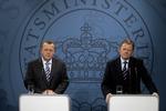 Vækstplan. Lars Løkke Rasmussen (V) og Lars Barfoed (K) fremlagde regeringens vækstplan 23. august. 