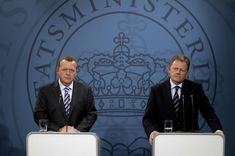 Vækstplan. Lars Løkke Rasmussen (V) og Lars Barfoed (K) fremlagde regeringens vækstplan 23. august. 
