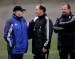 Kim Daugaard har allerede siden i sommer indgået i trænerstaben omkring førsteholdet i Brøndby samm,en med blandt andre chetræneren Tom Køhlert og A+-træneren Peder Siggaard. Arkivfoto. 