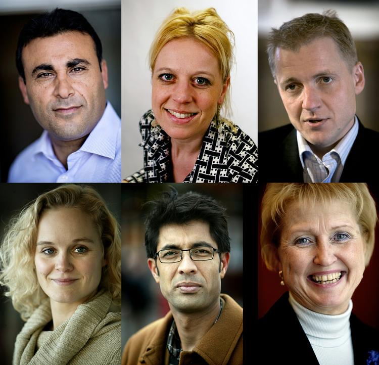 Opgør. Der er mange spændende personopgør rundt om i landet. Naser Khader (øv. tv.) kæmper mod Charlotte Dyremose nedenfor. SF's Trine Mach duellerer om et mandat med Kamal Qureshi. Og i Venstre skal eks-borgmester Martin Geertsen ud i en kamp med bl.a. Marion Pedersen. 