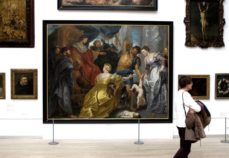 Mesterværk. Et værk af mesteren Peter Paul Rubens er fundet i Grækenland. Her er det et andet maleri i en Rubensudstilling på Statens Musuem for Kunst. 