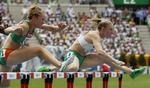 Hurtig. Sally Pearson (t.h.) blev en suveræn verdensmester i 100 meter hæk. 