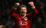 jokeren. Ole Gunnar Solskjær er stadig en af tilhængernes store helte i Manchester United, hvor nordmanden træner reserveholdet. Men nu kan den tidligere angriber være på vej mod trænerjob i Molde. Arkivfoto. 
