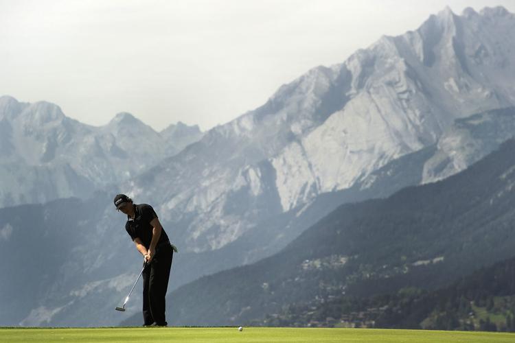 Idyl. Rory McIlroy er også med helt fremme ved European Masters. 
