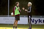 Kampklar. »Vi vil gerne bevise, at vi er et bedre fodboldhold«, siger landsholdsanfører Daniel Agger før kampen mod Norge tirsdag. 