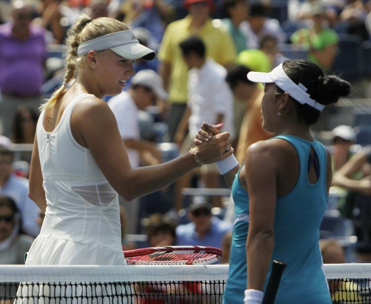 Vinder. Caroline Wozniacki vandt 6-2, 6-4 over amerikaneren Vania King. 