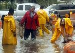 Oversvømmelser. Den tropiske storm Lee har allerede skabt oversvømmelser i den lille by Jean Lafitte i Louisiana. 
