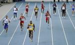 baghjul. Resten af feltet blev efterladt halsende efter, da Usain Bolt førte Jamaica til en verdensrekord i 4x100 meter. 