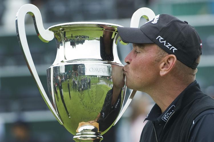 13. Trofæet fra Omega European Masters er det 13., Thomas Bjørn vinder på European Tour. 