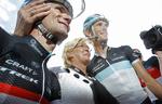 schleck. Tre gange Schleck; Frank og Andy med deres mor i midten. 