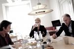 Trio. Søndag fremlagde Margrethe Vestager, Helle Thorning-Schmidt og Villy Søvndal deres nye fælles udenrigspolitiske udspil - men de havde ikke helt styr på detaljerne. 