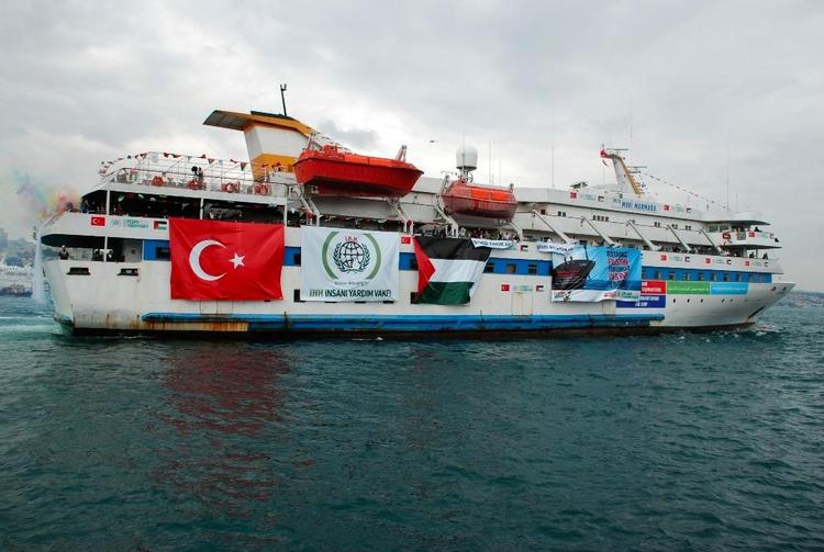 BLOKADEBRUD. Ni mennesker døde under aktionen mod 'Mavi Marmara'. 