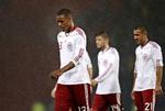UDVIST. Mathias 'Zanka' Jørgensen formåede ikke at styre sit temperament, da U21-landsholdet mødte Nordirland. 