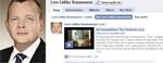Fjernet. Sådan så statsministerens Facebook-profil ud, inden Venstre fik fjerne linket til Youtube-klippet. 