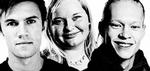 Ungdom. Tre af landets yngste folketingskandidater bliver ofte mødt med skepsis fra især ældre vælgere. Fra venstre: Jeppe Mikkelsen (R) på 20 år, Trine Olesen (DF) på 21 år og Andreas Holck Høeg-Petersen (SF) på 19 år. 