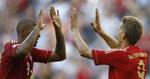 7. Der var nok at juble over for Bayern-spillerne. 