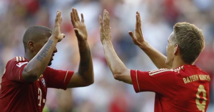 7. Der var nok at juble over for Bayern-spillerne. 