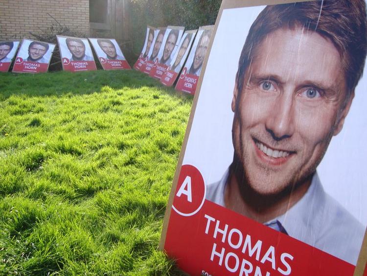 Kandidat. Thomas Horn har ændret mening. Han anmelder alligevel ikke Enhedslistens Ole Krarup for vold. 