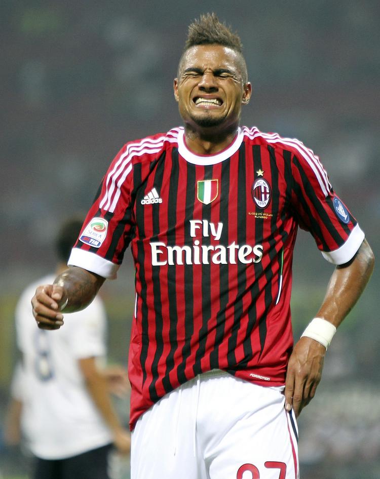 spåmand. Kevin-Prince Boateng tipper 1-1 mellem MIlan og Barca i aften. 
