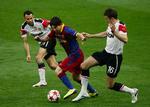 Finale. Lille Lionel Messi blev den store i finalen i 2011 mod Manchester United, der holdt trit med Barcelona en times tid - og derefter blev udspillet. 