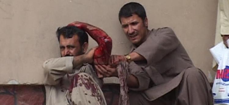 Angreb. Flere blev hårdt såret after gentagende angreb fra Taleban i Kabul i dag. 