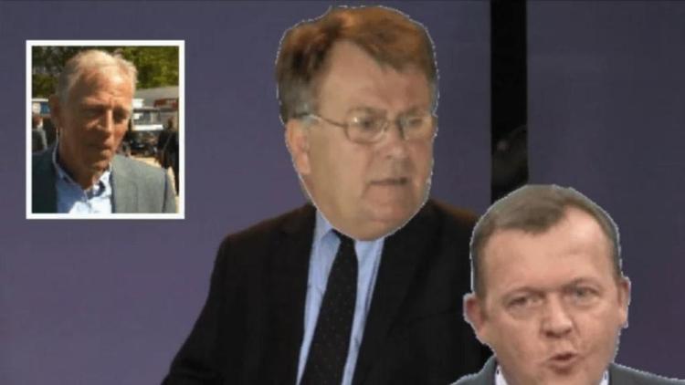 Klipklipklip. Det tager lidt tid, når man skal ha' det hele til at passe sammen i en musikvideo. Man kan også bare sætte hoveder ind i stedet som her, hvor finansministeren sætter de fleste på plads i sangen 'Et Gabende Hul'. 